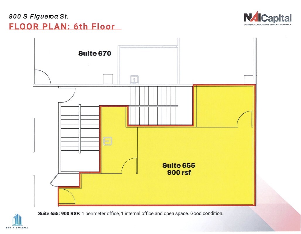 800 S Figueroa St, Los Angeles, CA à louer Plan d’étage– Image 1 sur 1