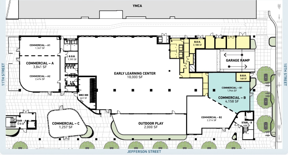 1010 W Jefferson St, Boise, ID 83702 - Lot B1 -  - Plan d’étage - Image 1 of 1
