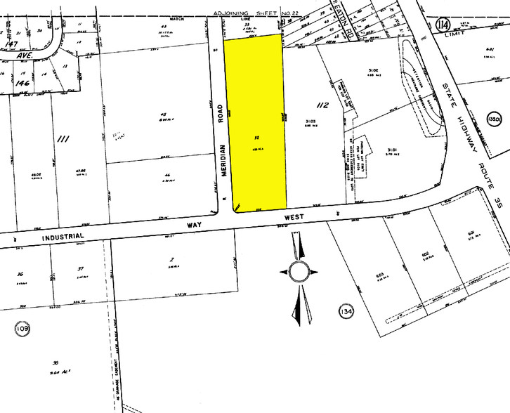 22 Meridian Rd, Eatontown, NJ à louer - Plan cadastral – Image 2 sur 3