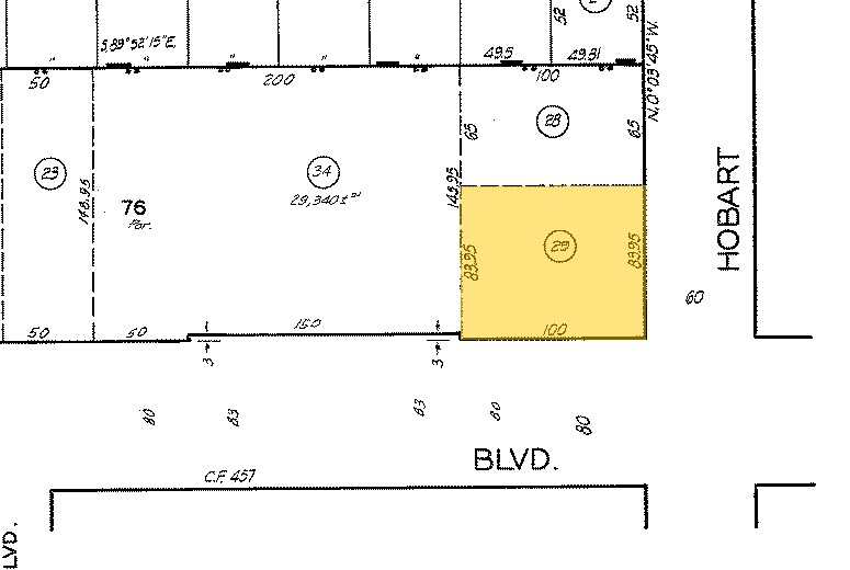 2181 W Venice Blvd, Los Angeles, CA à louer - Plan cadastral – Image 3 sur 4