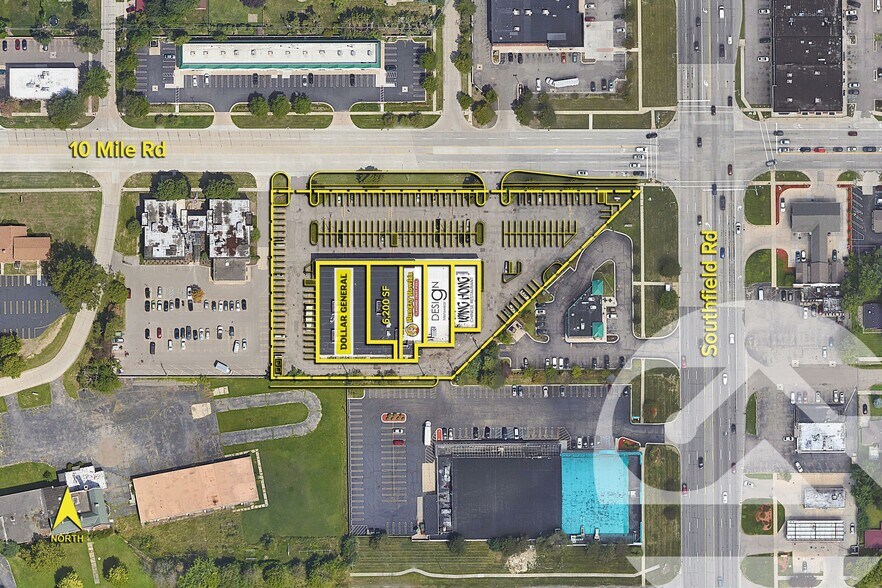 18203-18235 W 10 Mile Rd, Southfield, MI à louer - Photo de l’immeuble – Image 2 sur 2