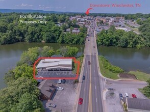 410 Dinah Shore Blvd, Winchester, TN - VUE AÉRIENNE  vue de carte