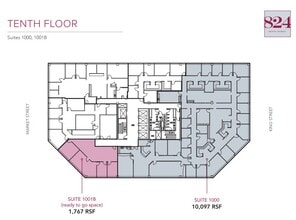 824 N Market St, Wilmington, DE à louer Plan d’étage– Image 1 sur 1