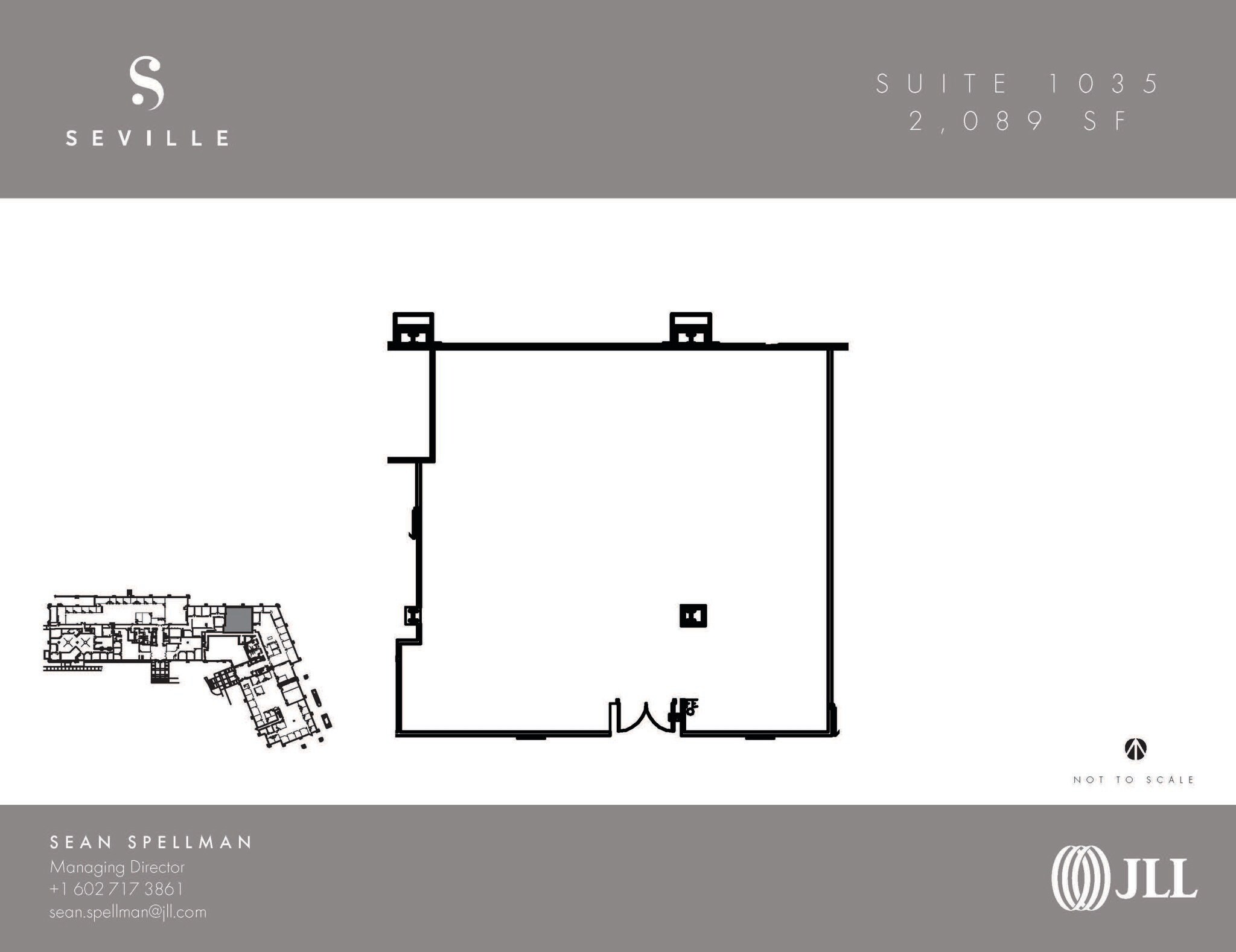 7001 N Scottsdale Rd, Scottsdale, AZ à louer Plan d’étage– Image 1 sur 1