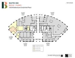 13034 Ballantyne Corporate Pl, Charlotte, NC à louer Plan d’étage– Image 2 sur 2