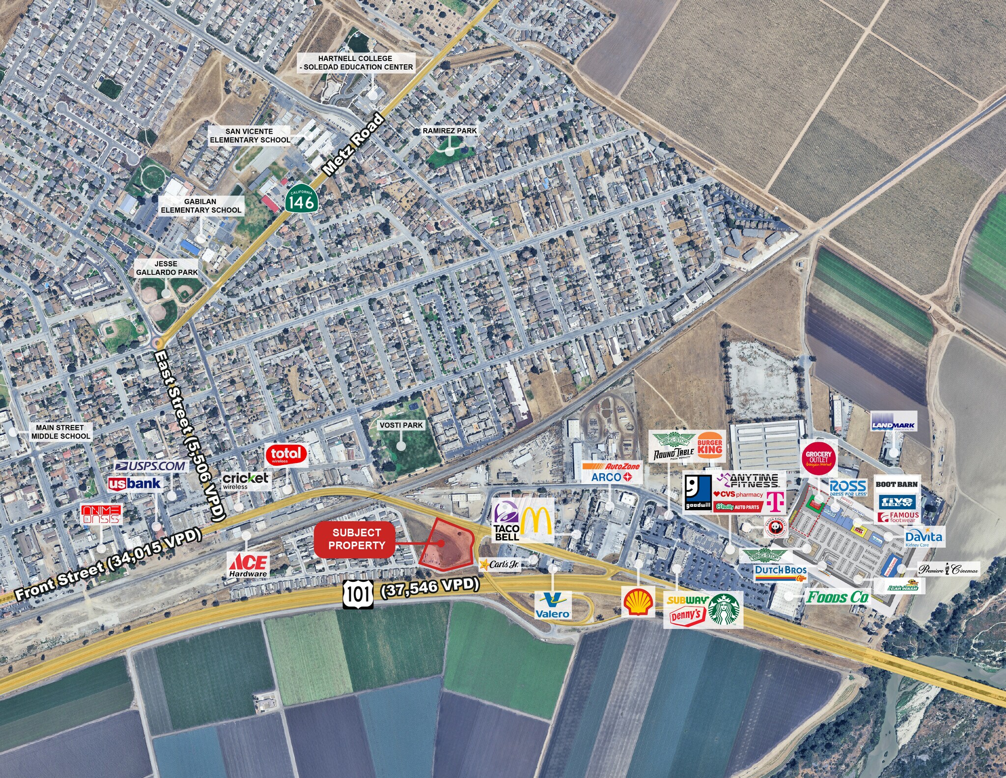 NWC FRONT STREET & NESTLED rd, Soledad, CA à louer Photo de l’immeuble– Image 1 sur 4