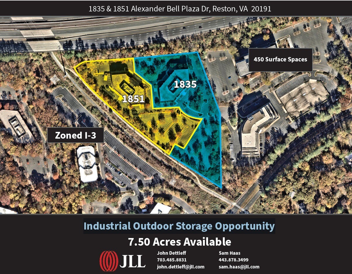 1835 & 1851 Alexander Bell Dr, Reston, VA à louer Photo de l’immeuble– Image 1 sur 2