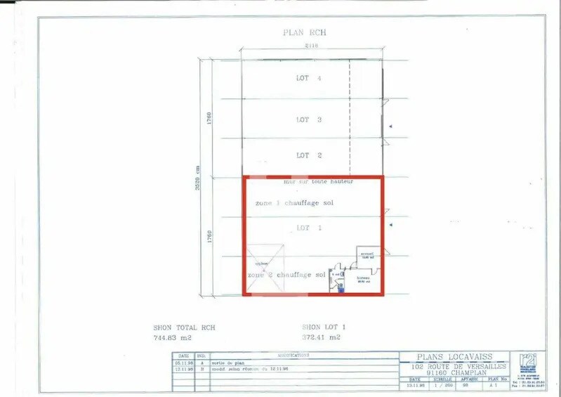 Local commercial dans Champlan à vendre - Plan d’étage – Image 3 sur 6