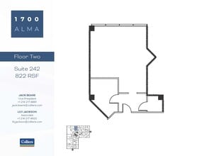 1700 Alma Dr, Plano, TX à louer Plan d’étage– Image 1 sur 1