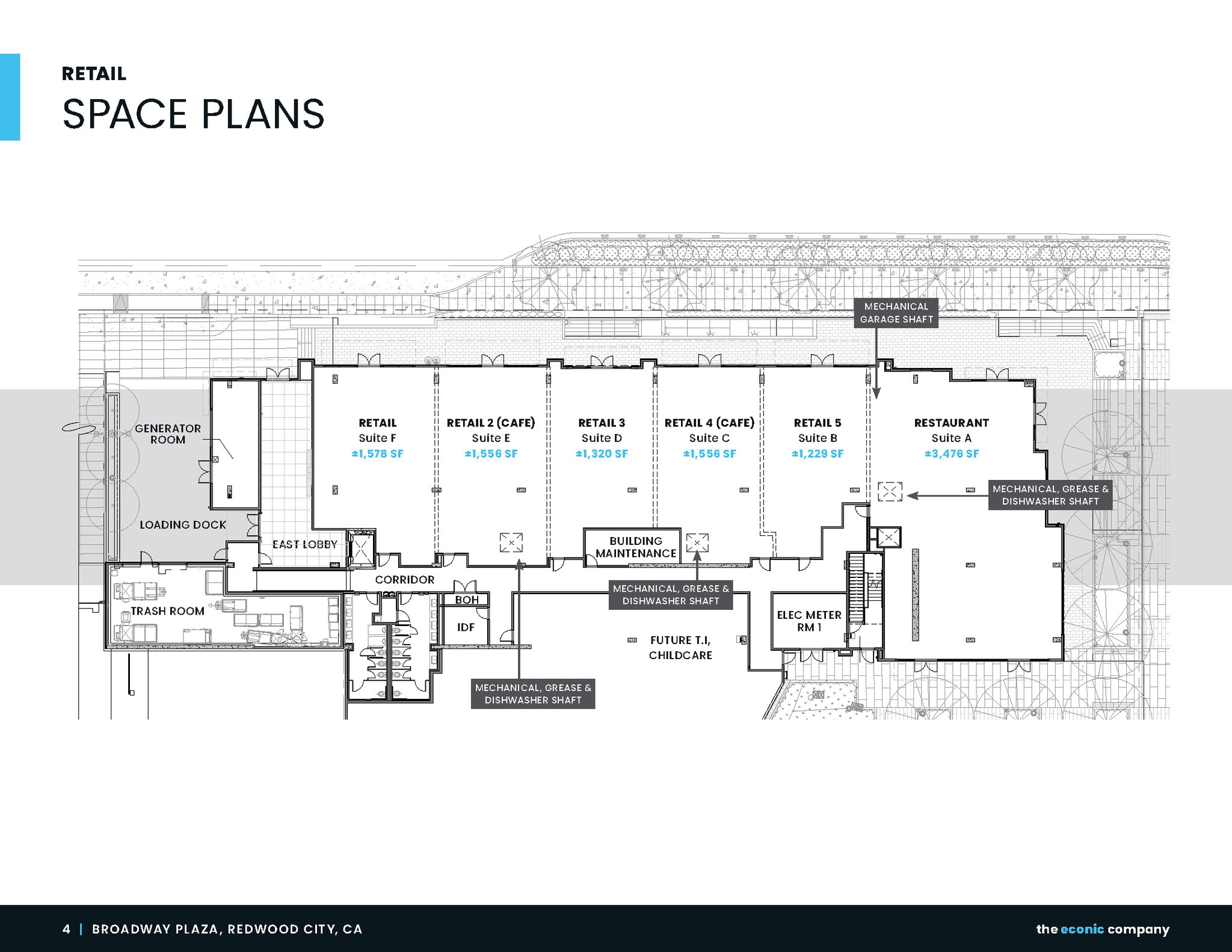 1515 Broadway St, Redwood City, CA à louer Plan d’étage– Image 1 sur 1
