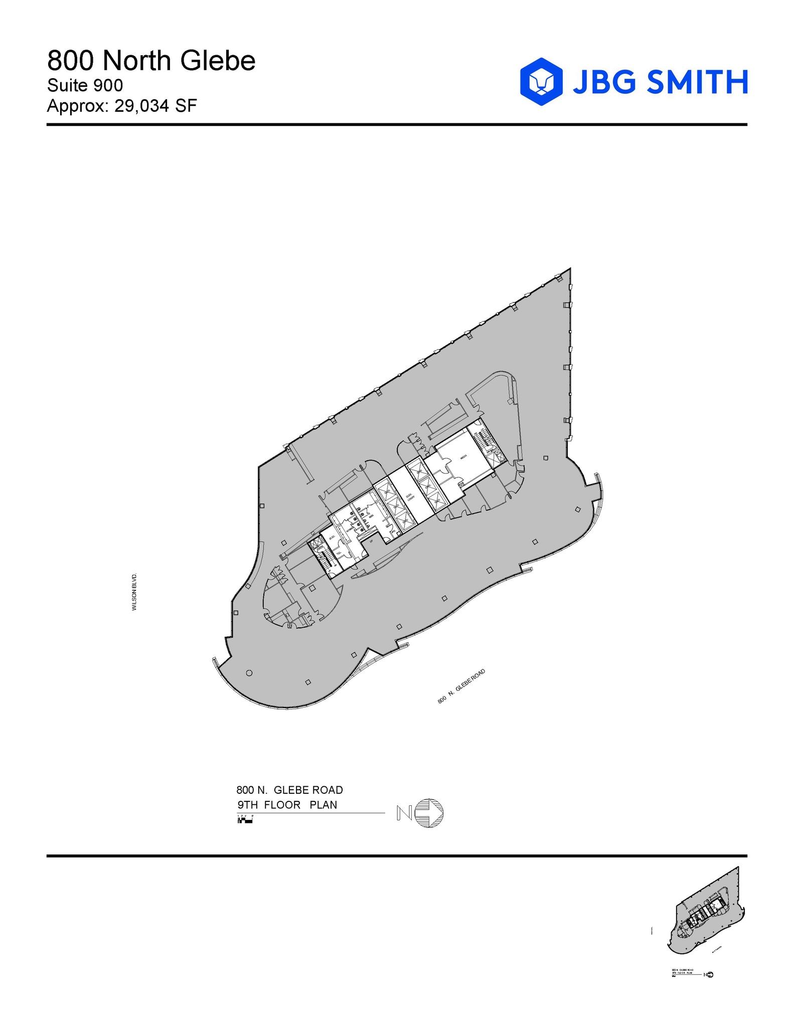 800 N Glebe Rd, Arlington, VA à louer Plan d’étage– Image 1 sur 1