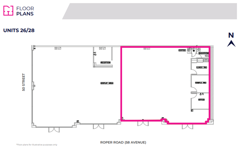 4914-4962 Roper Rd NW, Edmonton, AB T6B 3T7 - Lot 26-28 -  - Plan d’étage - Image 1 of 1