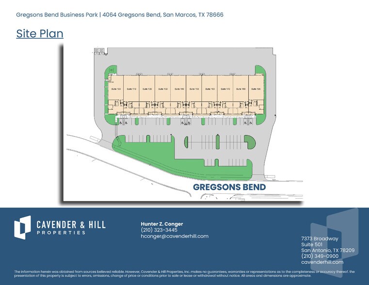 4064 Gregsons Bend, San Marcos, TX à louer - Plan de site – Image 3 sur 7