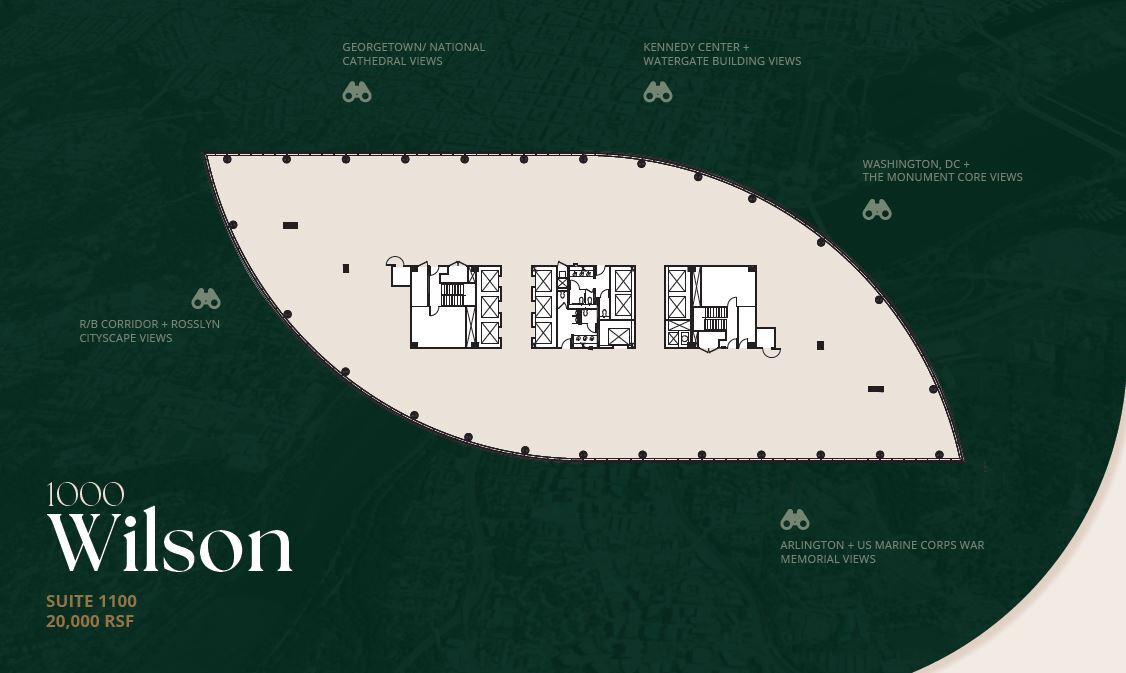1100 Wilson Blvd, Arlington, VA à louer Plan d’étage– Image 1 sur 1