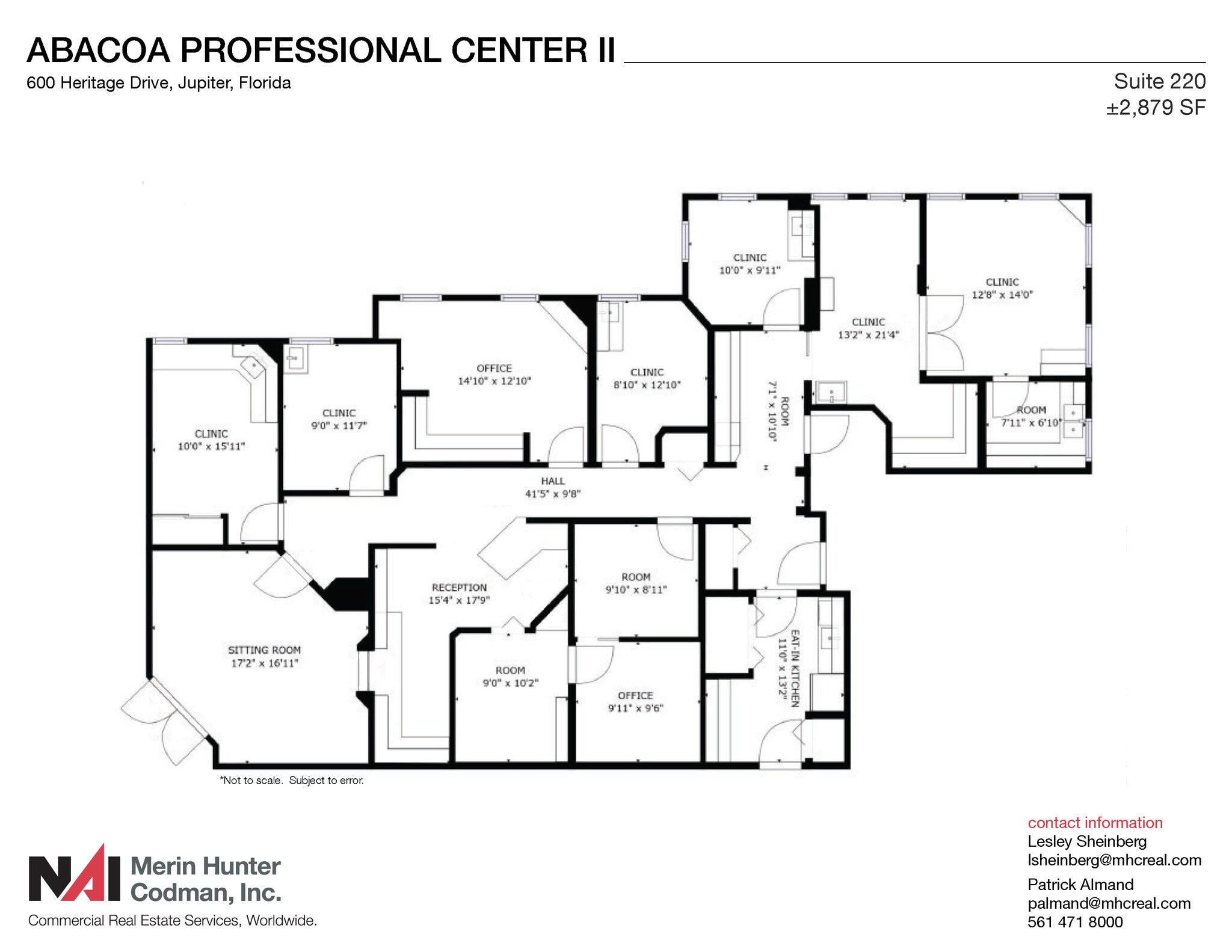600 Heritage Dr, Jupiter, FL à louer Plan d’étage– Image 1 sur 18
