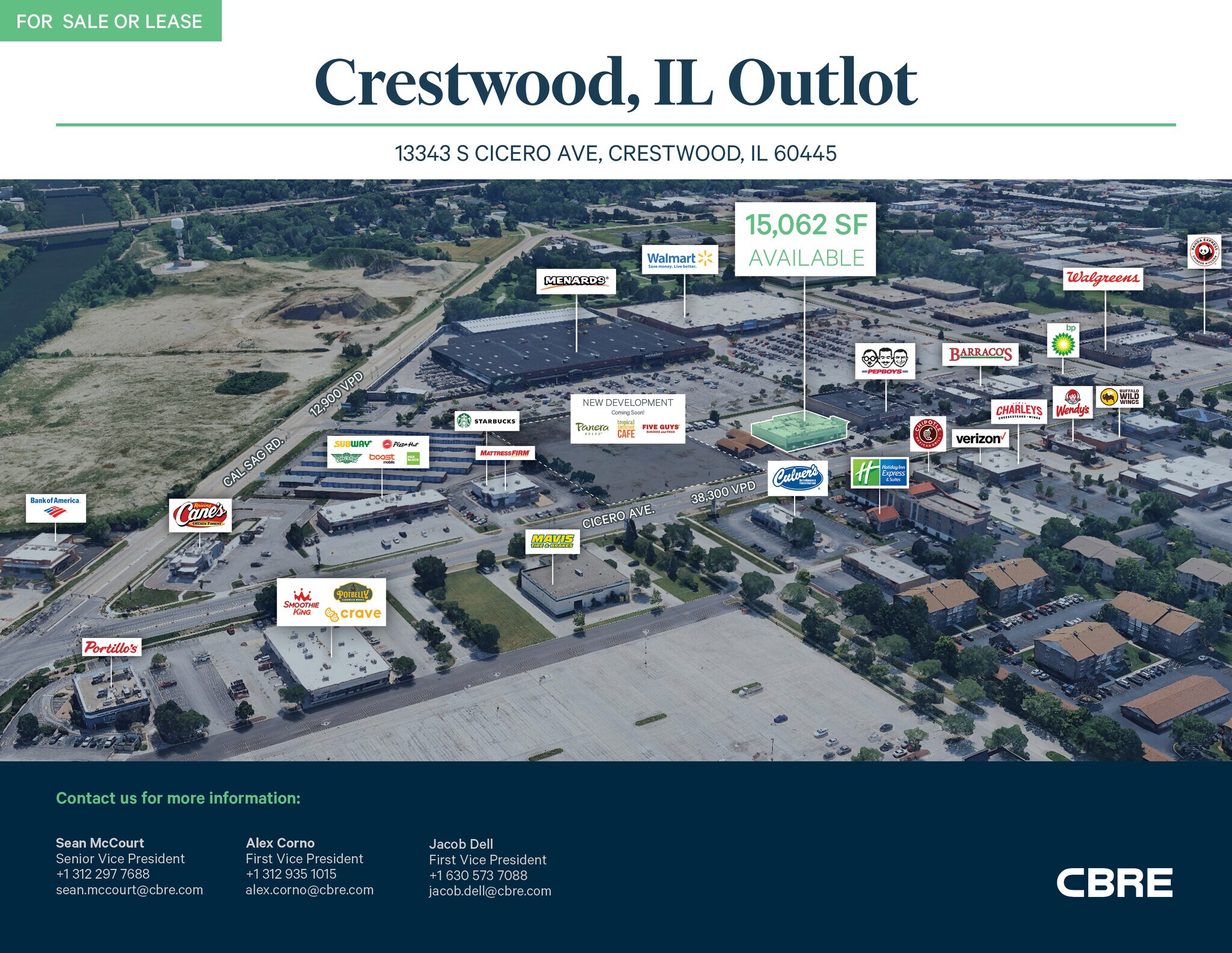 13343 Cicero Ave, Crestwood, IL à louer Photo de l’immeuble– Image 1 sur 11