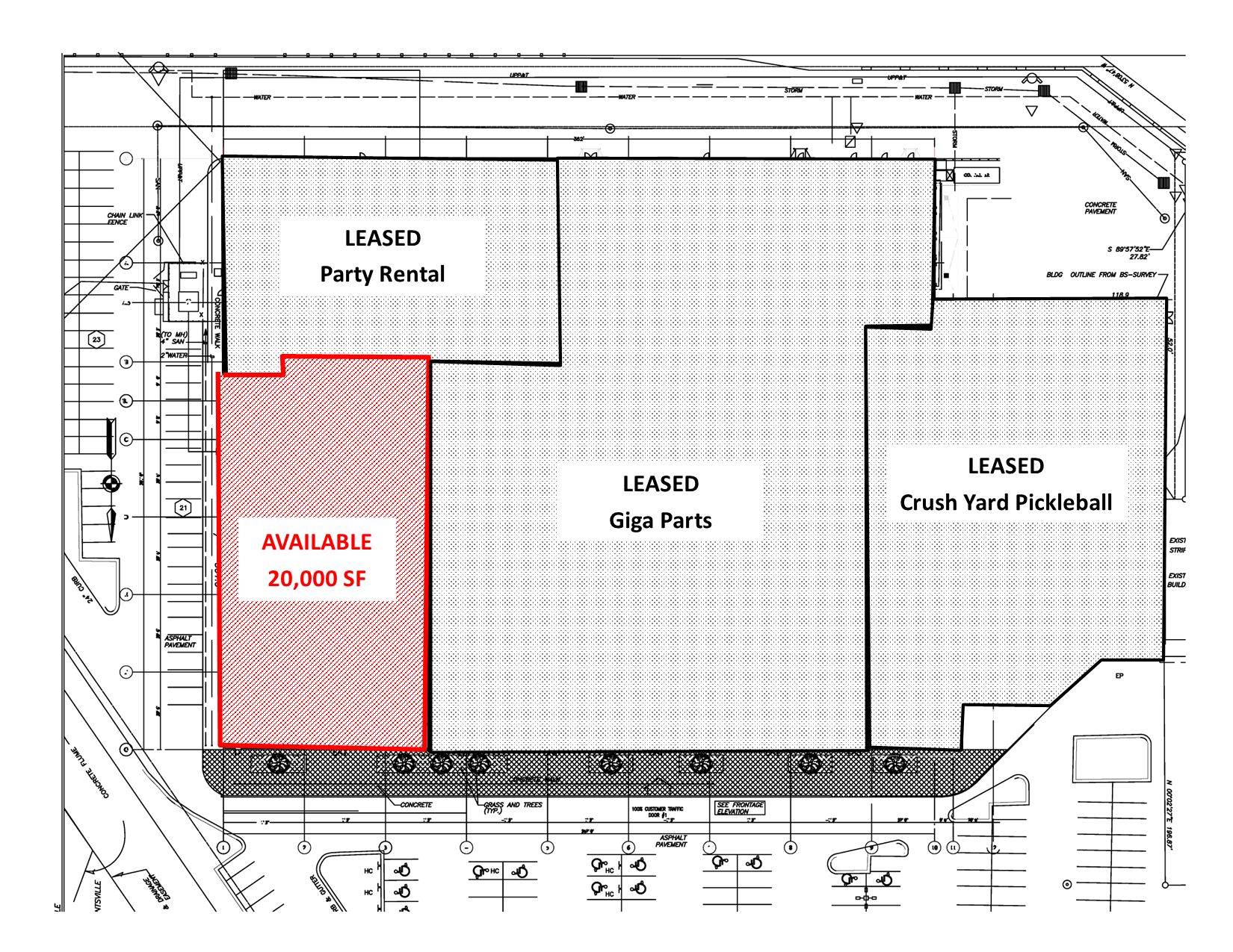6125 University Dr NW, Huntsville, AL à louer Plan de site– Image 1 sur 2