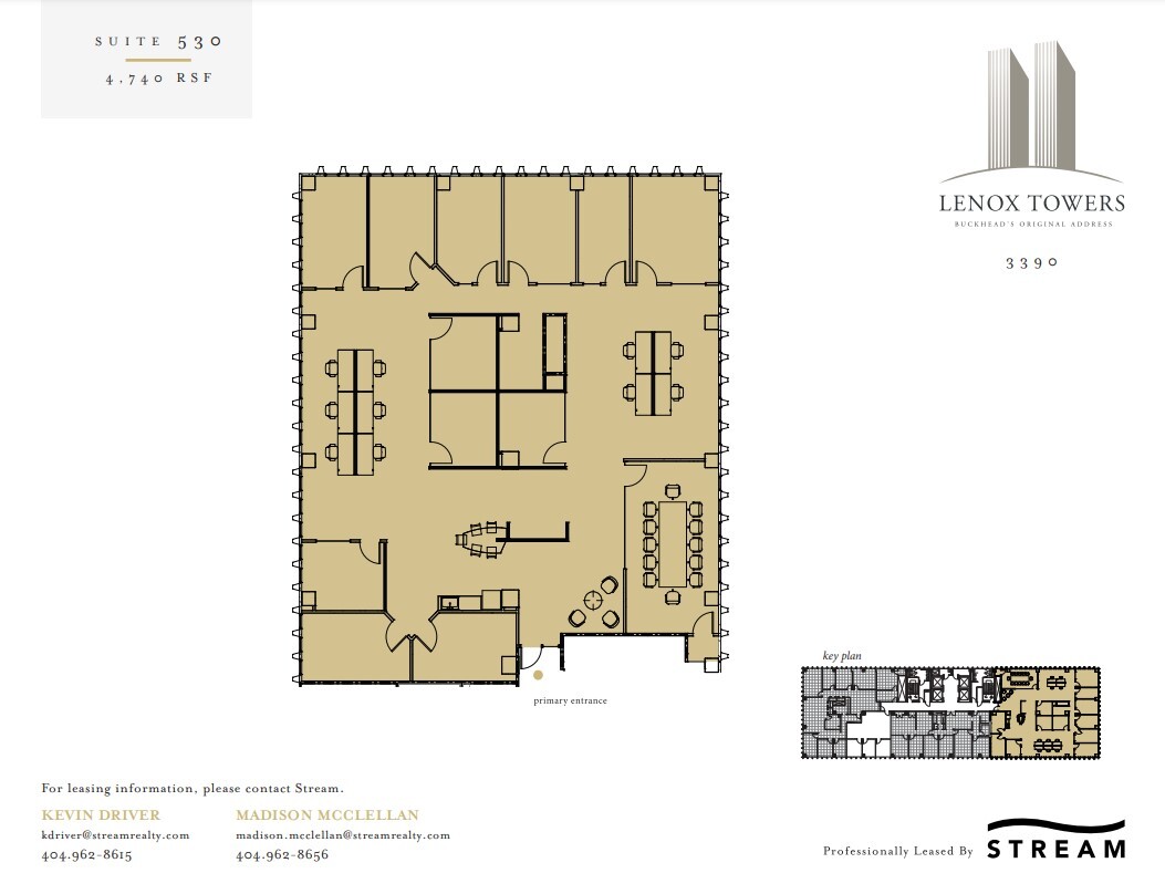 3400 Peachtree Rd NE, Atlanta, GA à louer Plan d’étage– Image 1 sur 1