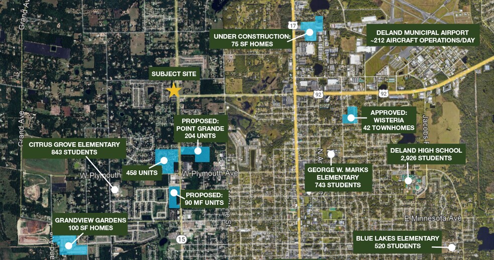 1626 N Spring Garden Ave, Deland, FL à vendre - Photo de l’immeuble – Image 2 sur 2