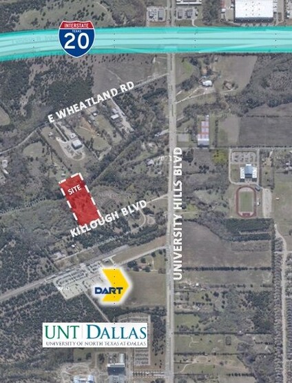 1527 E Wheatland Rd, Dallas, TX à vendre - Aérien – Image 3 sur 6
