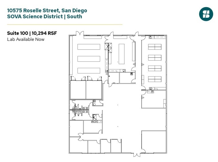 11555 Sorrento Valley Rd, San Diego, CA à louer Plan d’étage– Image 1 sur 1