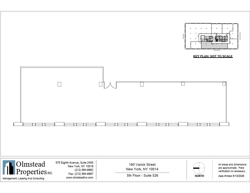 180 Varick St, New York, NY à louer Plan d’étage– Image 1 sur 1