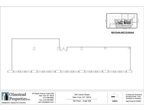 180 Varick St, New York, NY à louer Plan d’étage– Image 1 sur 1