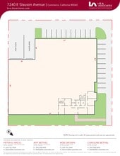 7240 E Slauson Ave, Commerce, CA à louer Plan de site– Image 1 sur 2