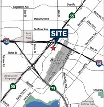 3187 Red Hill Ave, Costa Mesa, CA à louer Carte– Image 1 sur 2