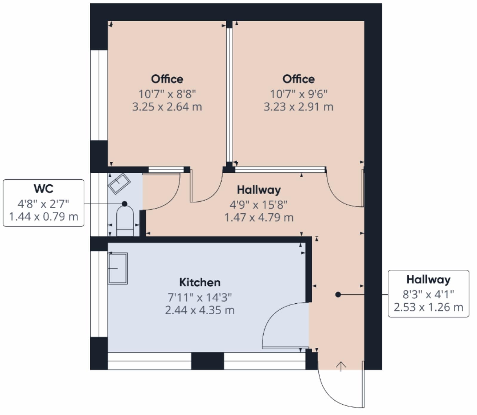 51 Colney Hatch Ln, Londres à louer Plan d’étage– Image 1 sur 6