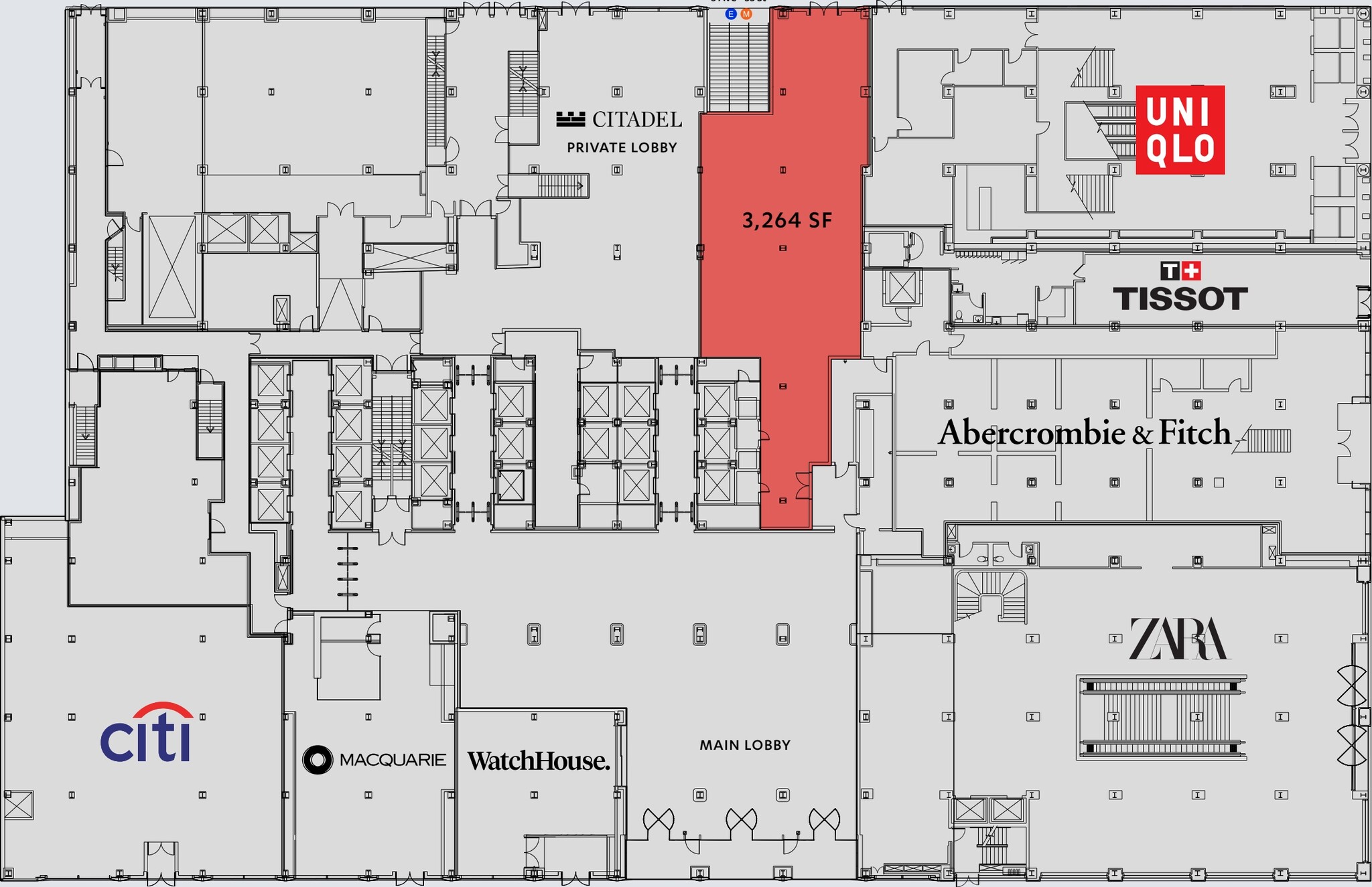 660 Fifth Ave, New York, NY à louer Plan d’étage– Image 1 sur 1