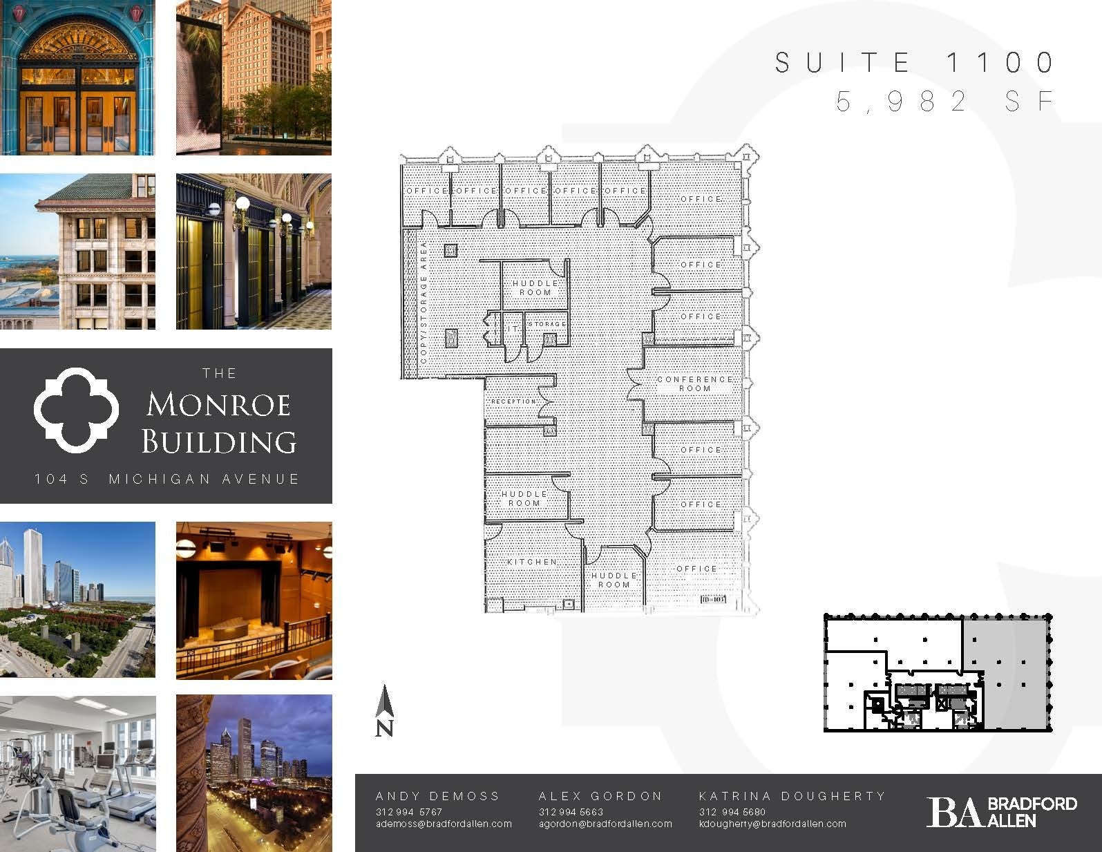 104 S Michigan Ave, Chicago, IL à louer Plan d’étage– Image 1 sur 1