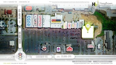 2010 S Caraway Rd, Jonesboro, AR à louer Plan de site– Image 2 sur 5