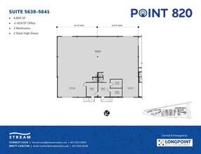 5721 E Rosedale St, Fort Worth, TX à louer Plan d’étage– Image 1 sur 1