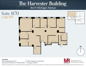 180 N Michigan Ave, Chicago, IL à louer Plan d’étage– Image 1 sur 6