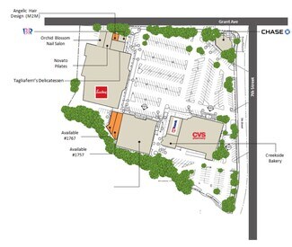 Plus de détails pour 1707-1767 Grant Ave, Novato, CA - Local commercial à louer
