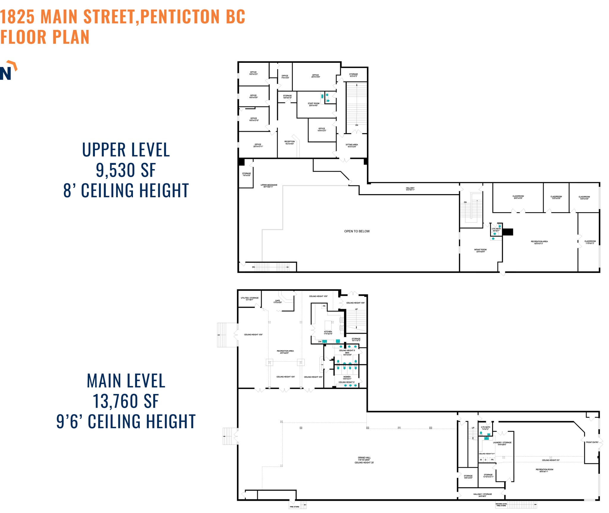 1825 Main St, Penticton, BC à louer Plan d’étage– Image 1 sur 1