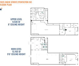 1825 Main St, Penticton, BC à louer Plan d’étage– Image 1 sur 1