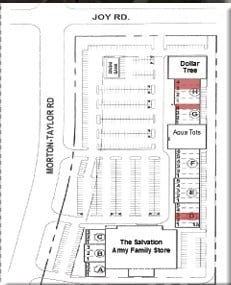 43301-43443 Joy Rd, Canton, MI à louer Plan d’étage– Image 1 sur 1