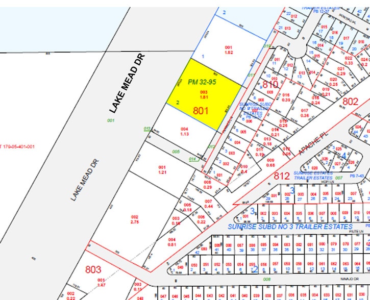 1110 E Lake Mead Dr, Henderson, NV à vendre - Plan cadastral – Image 3 sur 3
