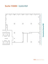1100 Connecticut Ave NW, Washington, DC à louer Plan d’étage– Image 1 sur 3