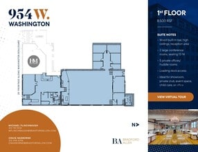 954 W Washington Blvd, Chicago, IL à louer Plan d’étage– Image 1 sur 8
