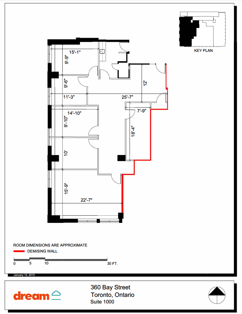 360 Bay St, Toronto, ON à louer Plan d’étage– Image 1 sur 1