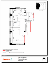 360 Bay St, Toronto, ON à louer Plan d’étage– Image 1 sur 1