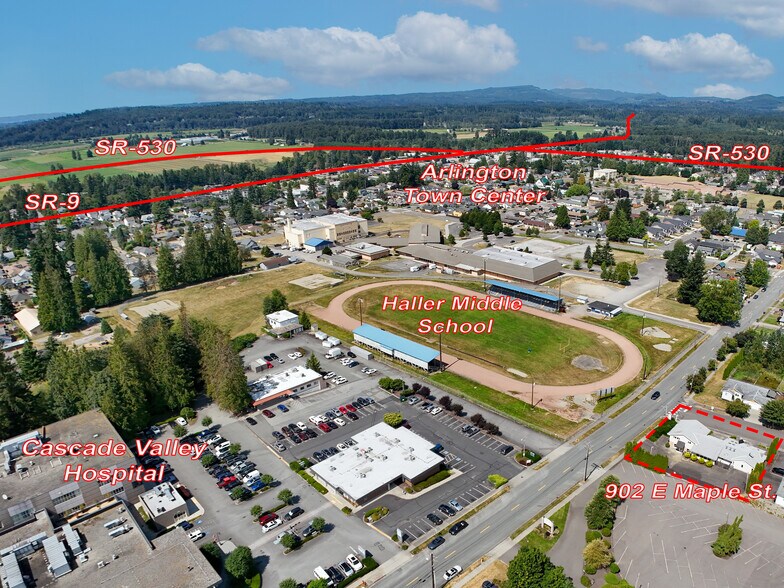 902 E Maple St, Arlington, WA à louer - Aérien – Image 3 sur 21