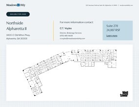3400 Old Milton Pky, Alpharetta, GA à louer Plan d’étage– Image 1 sur 1