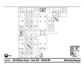 250 Williams St NW, Atlanta, GA à louer Plan d’étage– Image 1 sur 1
