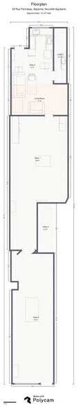 Local commercial dans Bayonne à louer - Plan d’étage – Image 2 sur 2
