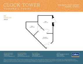 7776 S Pointe Pky W, Phoenix, AZ à louer Plan d’étage– Image 1 sur 1