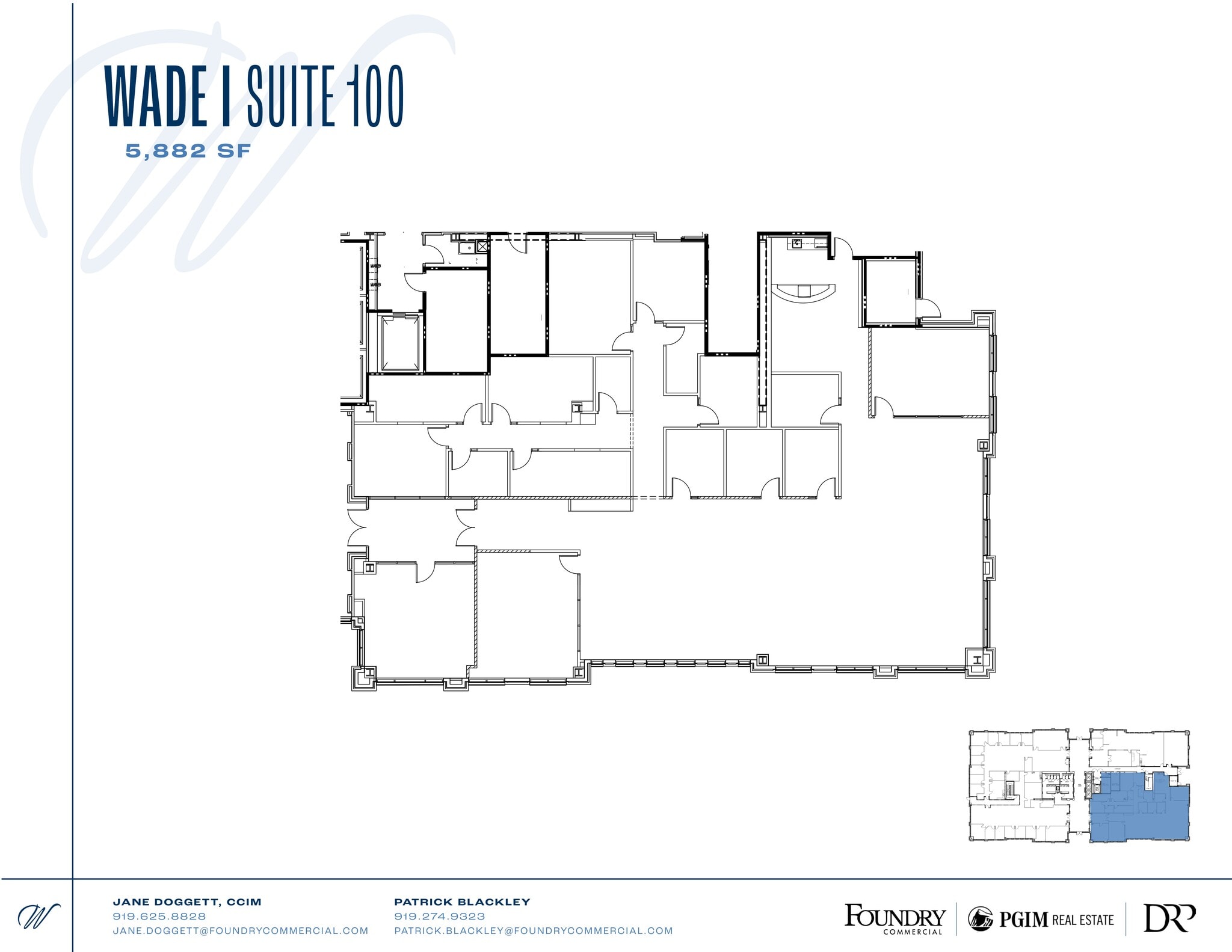 5440 Wade Park Blvd, Raleigh, NC à louer Plan de site– Image 1 sur 1